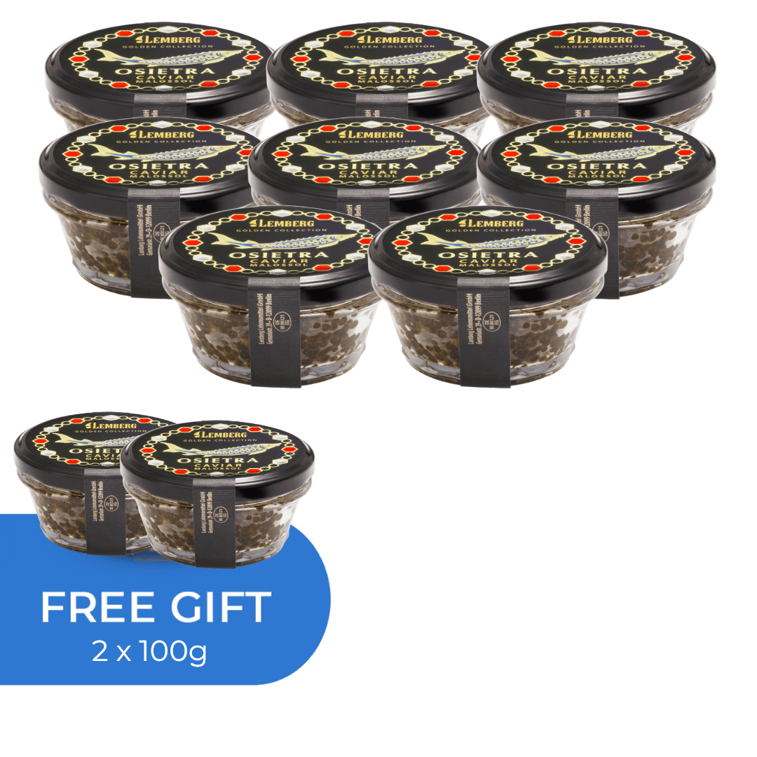 Störkaviar OIETRA, 8 + 2 x 100g