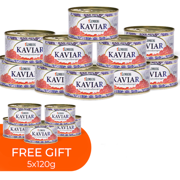 Lachsforellen - Kaviar, 10+5, 120g