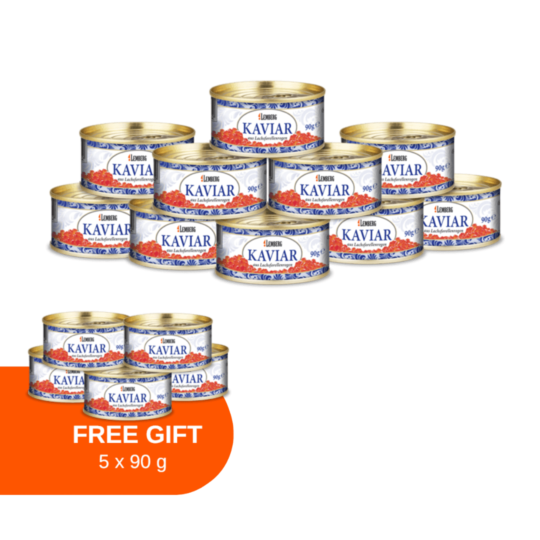 Jikry z pstruha, 10+5 x 90 g