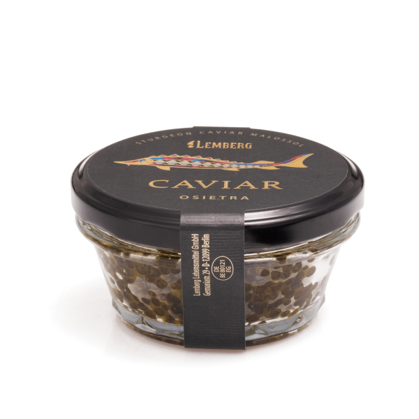 Störkaviar OSIETRA, ohne Konservierungsstoffe, Pasteurisiert, 100g