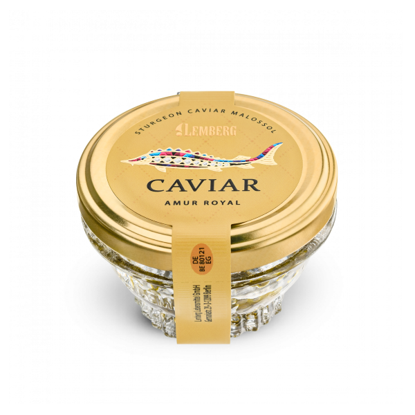 Kaviar Amur Royal, ohne Konservierungsstoffe, 50 g