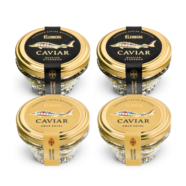 Störkaviar AMUR ROYAL + OSIETRA Caviar